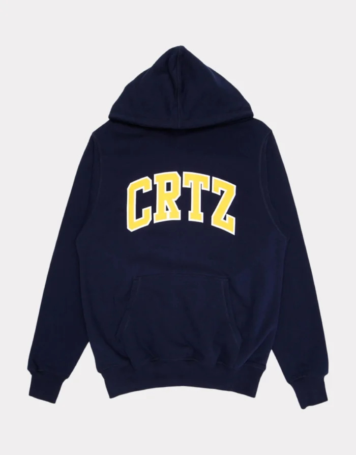 Sweat a Capuche Corteiz Crtz Dropout Bleu Marine | ZJP-8525596