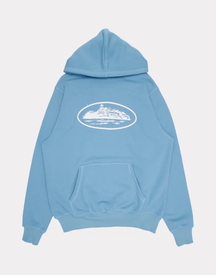 Sweat a Capuche Corteiz Alcatraz Bleu | WDK-9566555