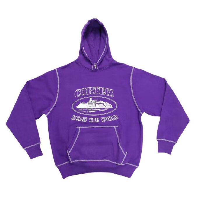 Sweat a Capuche Corteiz Superior Violette | MFY-1225380