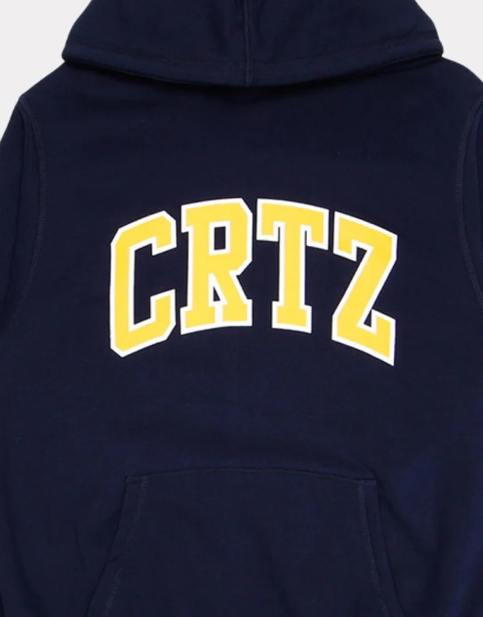 Sweat a Capuche Corteiz Crtz Dropout Bleu Marine | ZJP-8525596