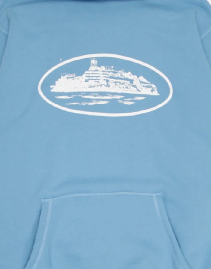 Sweat a Capuche Corteiz Alcatraz Bleu | WDK-9566555