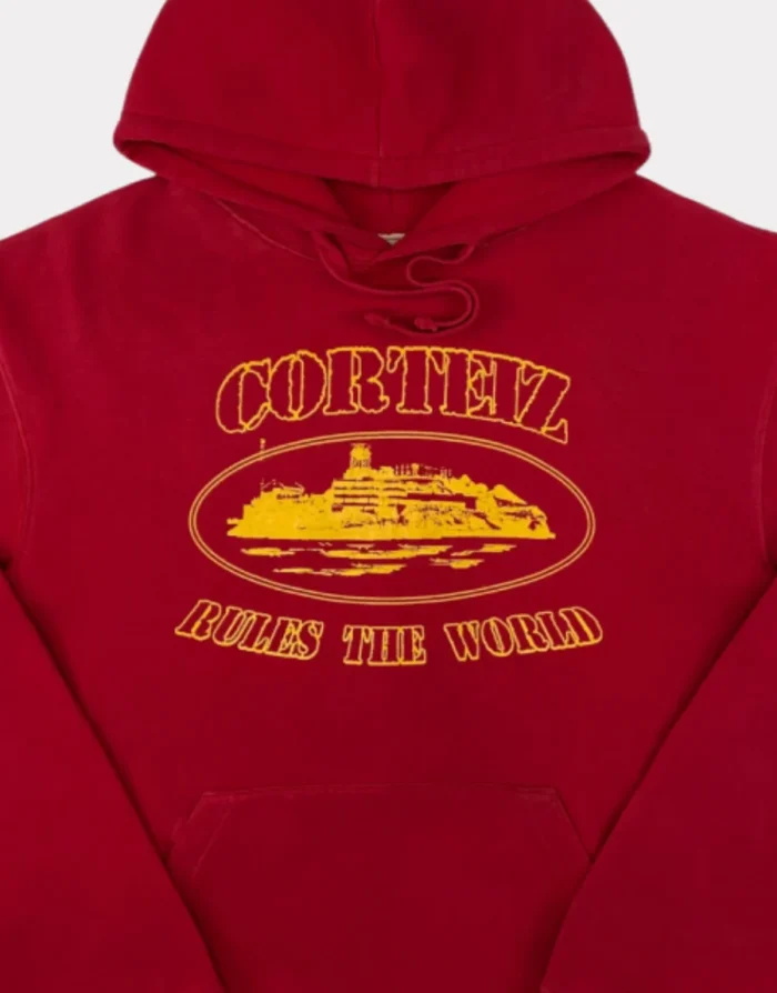 Sweat a Capuche Corteiz Og Alcatraz Rouge | RFN-5318610