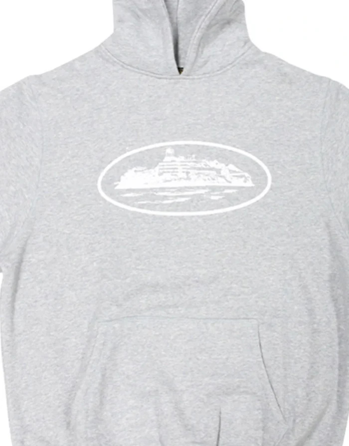 Sweat a Capuche Corteiz Alcatraz Grise | DBO-2707935