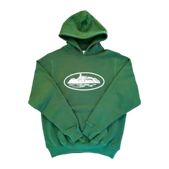 Sweat a Capuche Corteiz Superior Vert | KZU-0667187