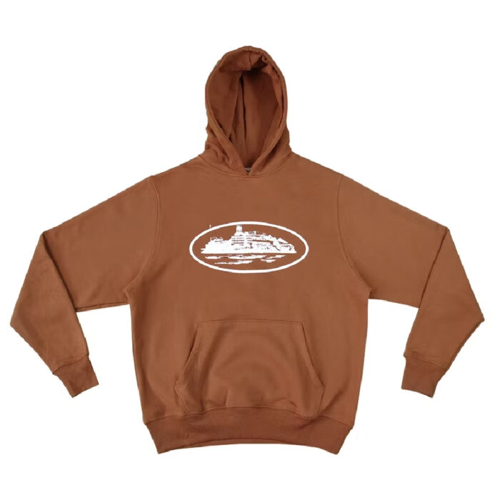 Sweat a Capuche Corteiz Alcatraz – Hazel Marron | EVO-3850078