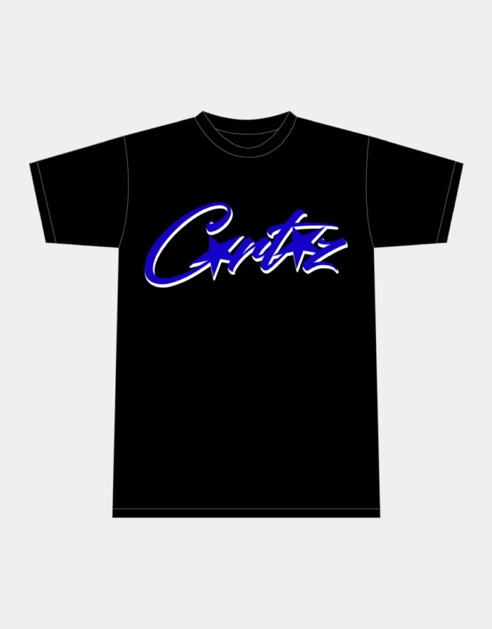 T Shirts Corteiz Allstarz Noir Bleu | CYT-0427964