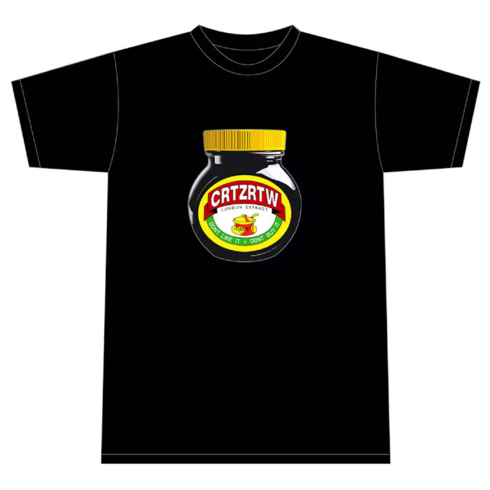 T Shirts Corteiz Marmite Noir | GQP-7543062