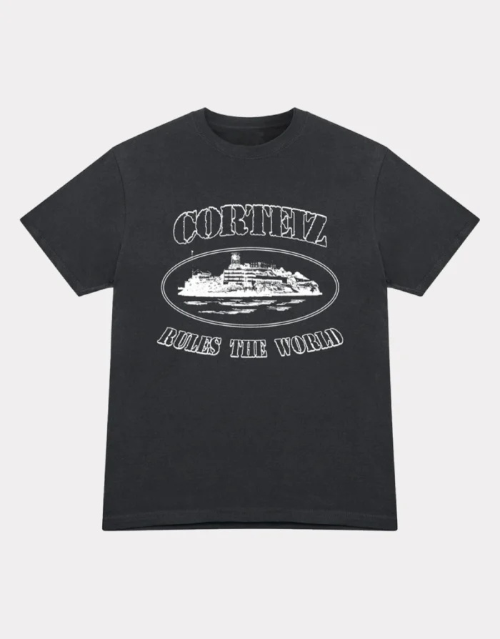 T Shirts Corteiz Og Alcatraz Noir | OFS-7118527