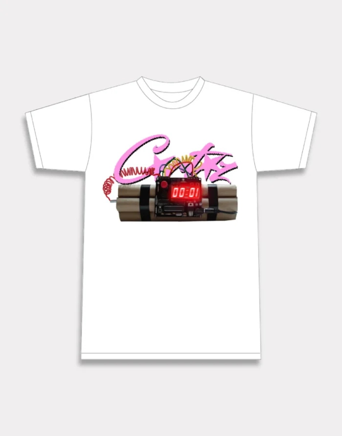 T Shirts Corteiz No Time 4 Luv Blanche | FHK-3699407