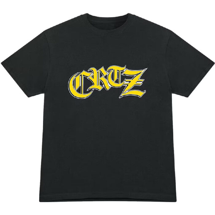 T Shirts Corteiz Old English Noir | FRM-5519682