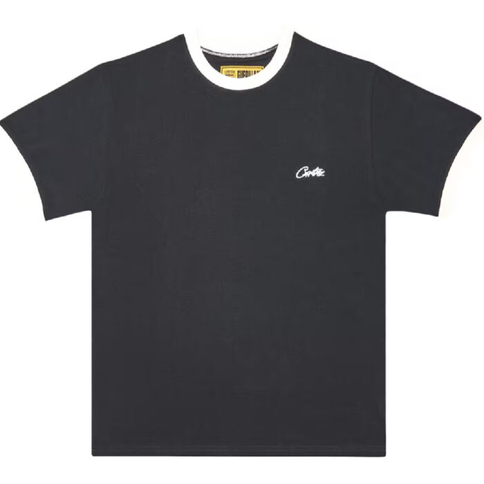 T Shirts Corteiz Ribbed Noir | APB-6599332