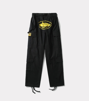 Cargos Corteiz Purp Guerillazs Noir Jaune | FPQ-5937848