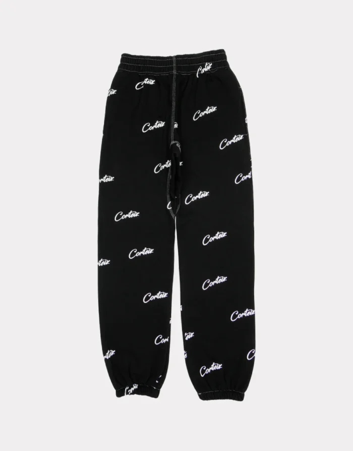 Pantalon Jogger Corteiz All Over Print Noir | LQE-2474398