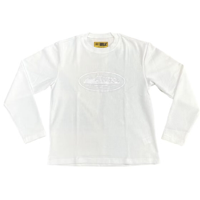 Sweats Corteiz Alcatraz Waffle Long Sleeve Blanche | FII-6376646