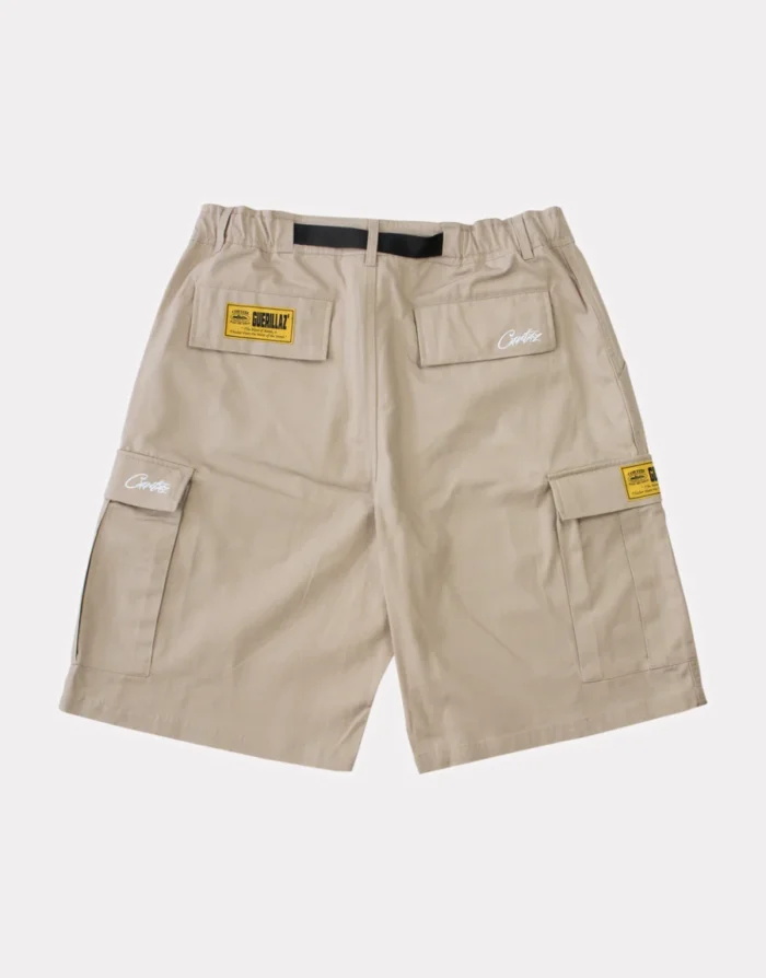 Short Corteiz Alcatraz Beige | IHE-0084962