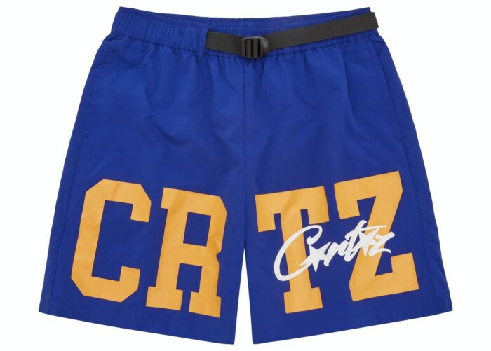 Short Corteiz Crtz Nylon Bleu | YXH-1080731