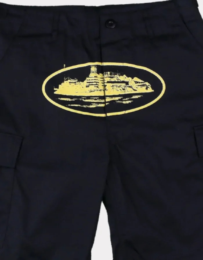 Short Corteiz Guerillaz 21′ Noir Jaune | PXD-4114764