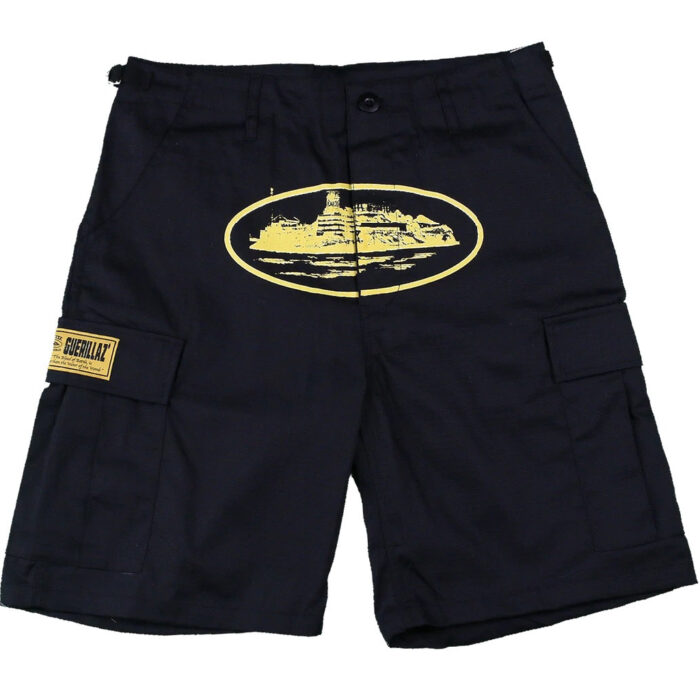 Short Corteiz Guerillaz 21′ Noir Jaune | YKK-9174799