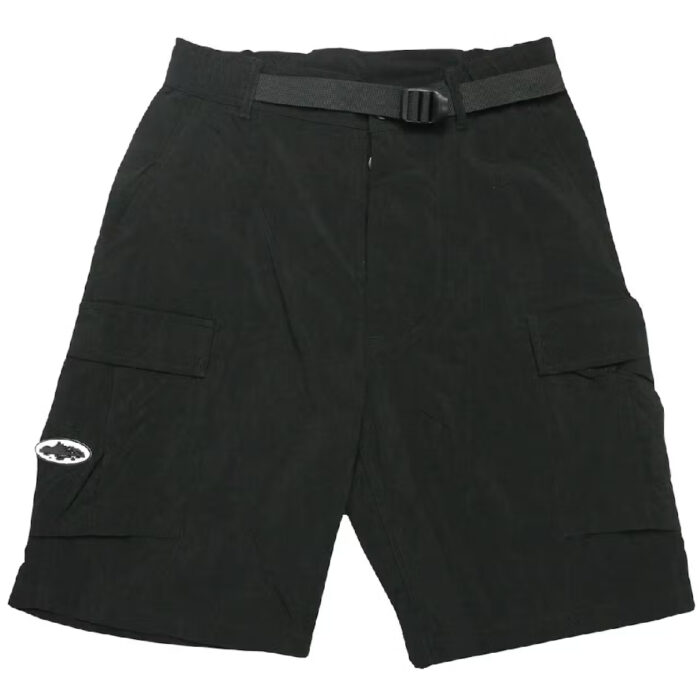 Short Corteiz Nylon Noir | LCT-3667845