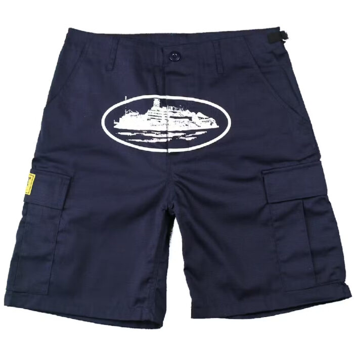 Short Corteiz Guerillaz 21′ Bleu Marine | GNR-3566375