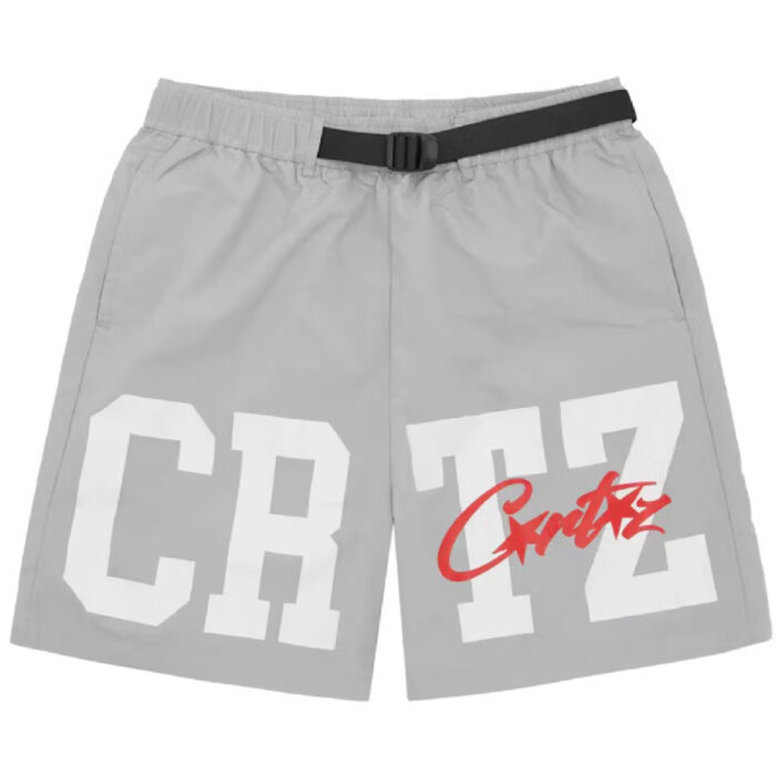 Short Corteiz Crtz Nylon Grise | CDY-2319543