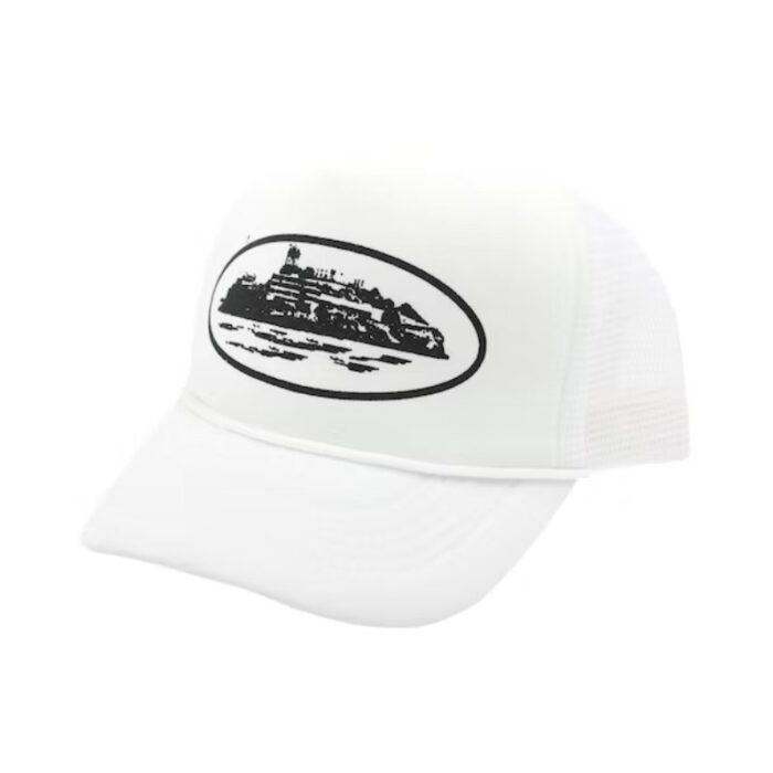 Chapeaux Corteiz Alcatraz Trucker Blanche | REZ-8763022