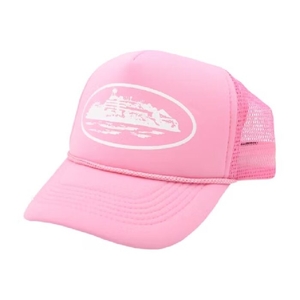 Chapeaux Corteiz Alcatraz Trucker Rose | UUM-1369779