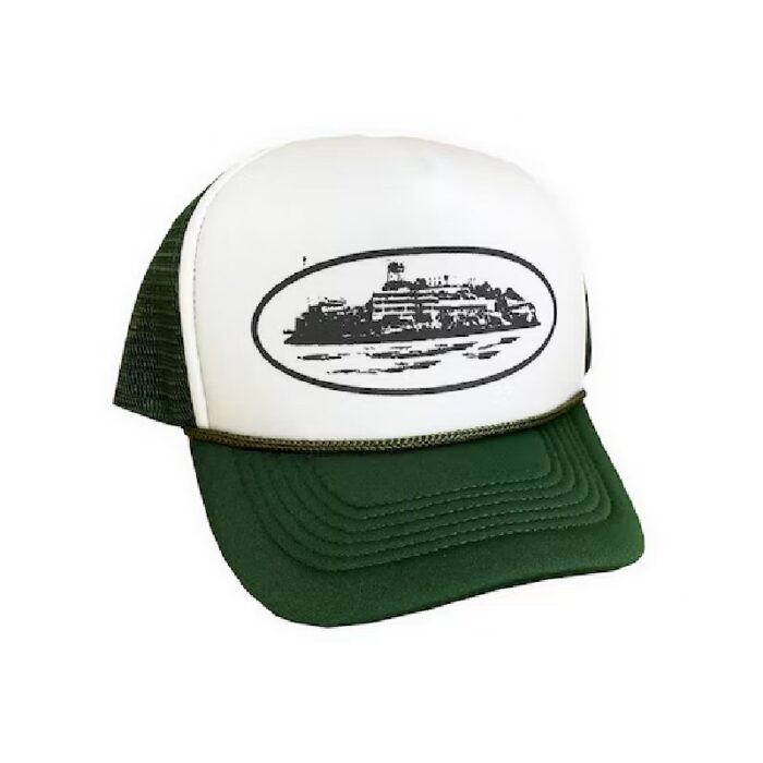 Chapeaux Corteiz Alcatraz Trucker Vert | YLZ-2934832