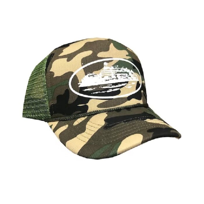 Chapeaux Corteiz Alcatraz Trucker Camo Camouflage | OCF-7372068